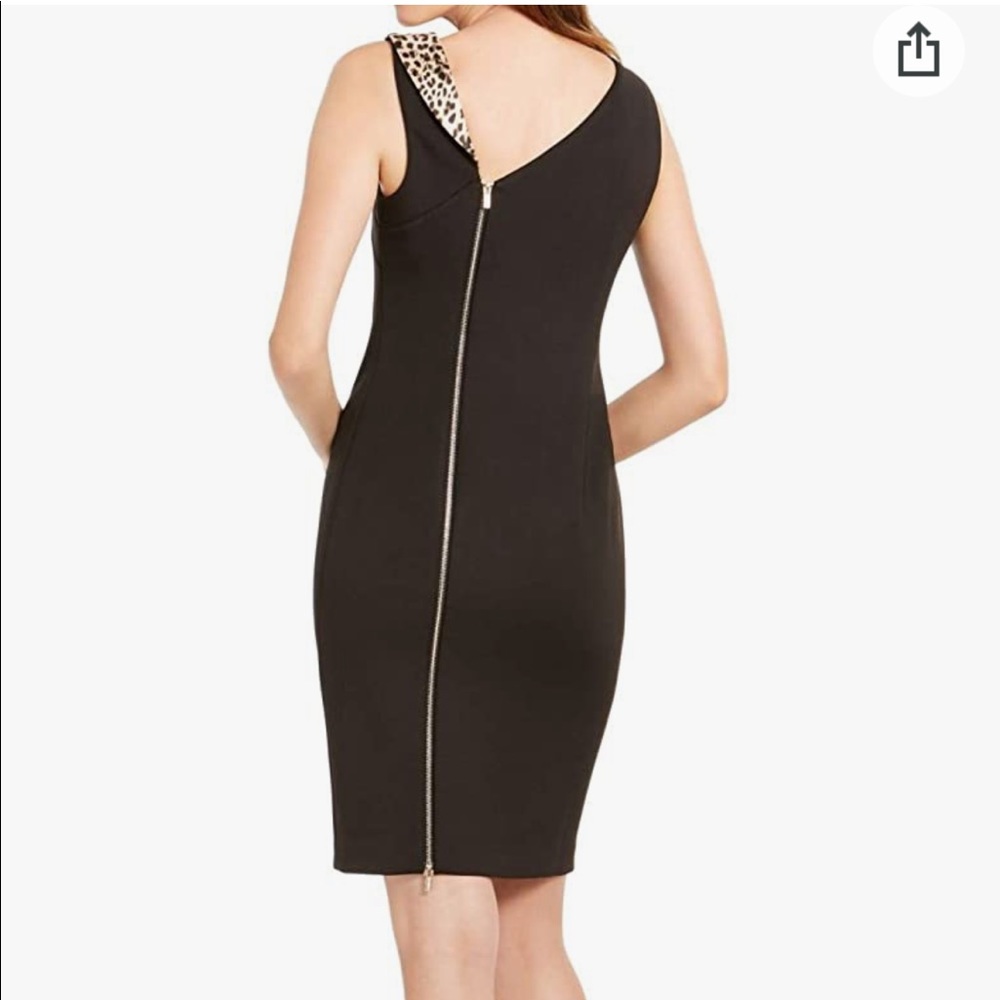 CALVIN KLEIN Classic Sleeveless Black Dress